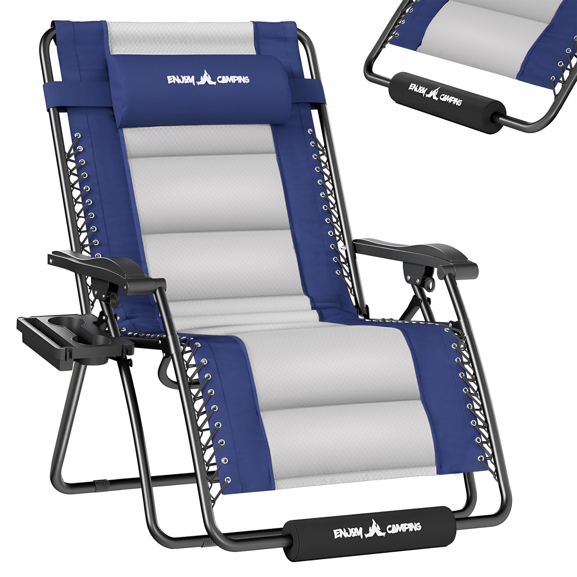 UDPATIO Oversized Zero Gravity Chair Patio Lounger for Ultimate Outdoor