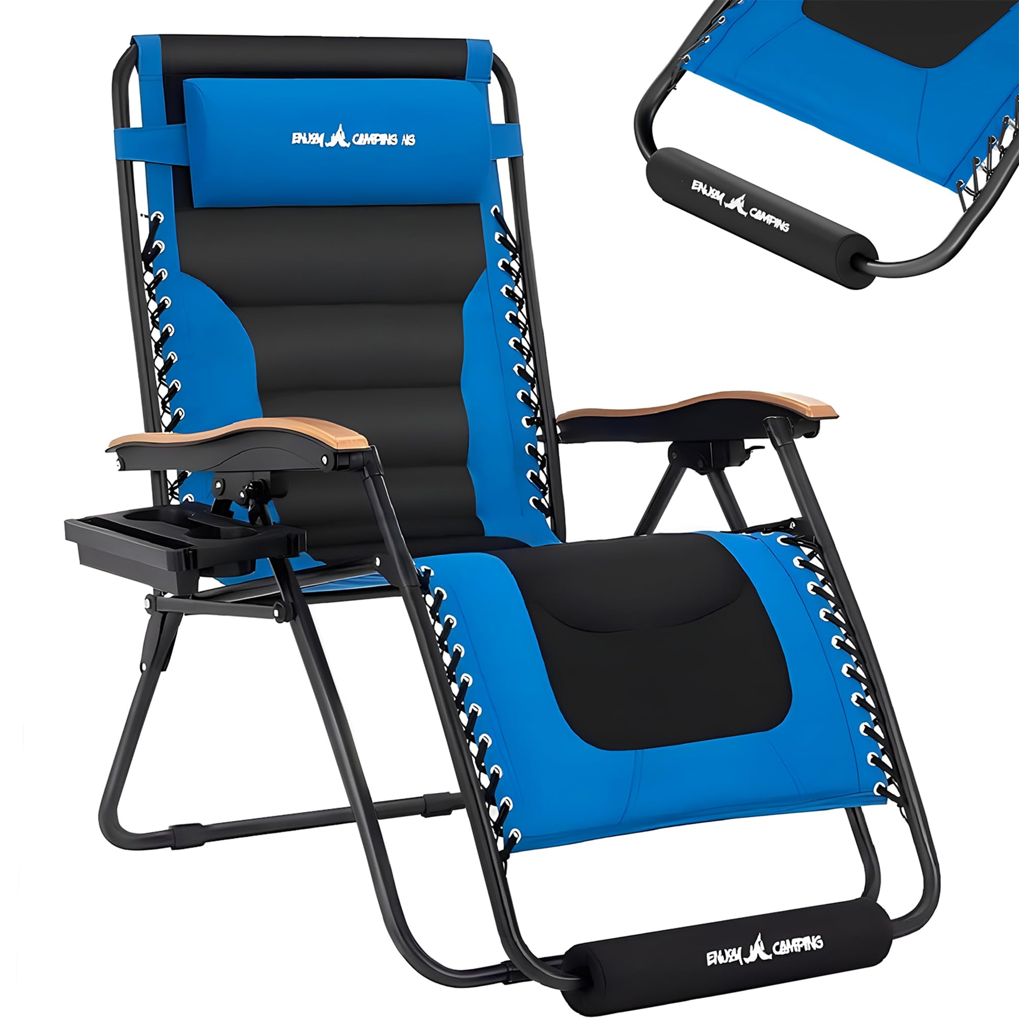 UDPATIO Oversized Zero Gravity Chair Patio Lounger for Ultimate Outdoor