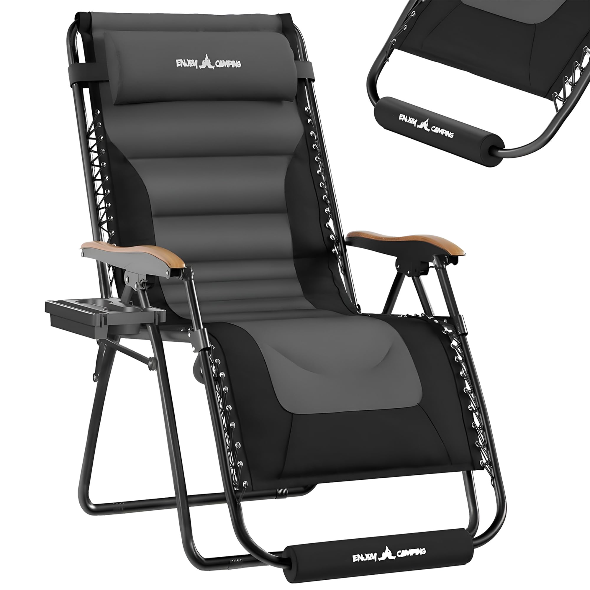 UDPATIO Oversized Zero Gravity Chair Patio Lounger for Ultimate Outdoor