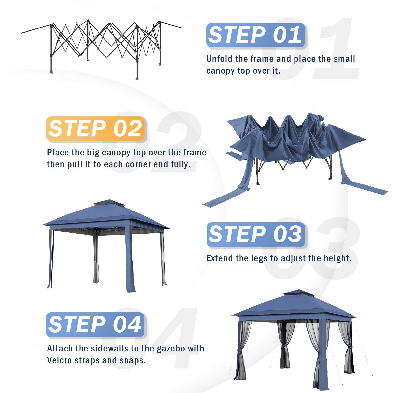 how to collapse a pop up tent Gazebo for Patio, Pop up Gazebo Canopy Tent