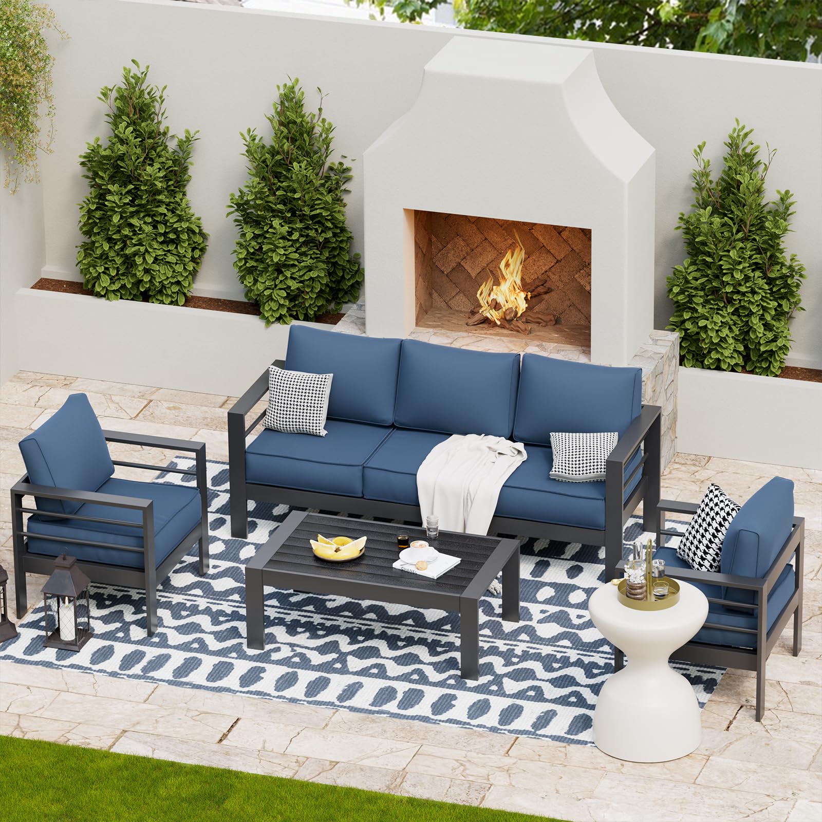 Oversized patio furniture cushions best sale