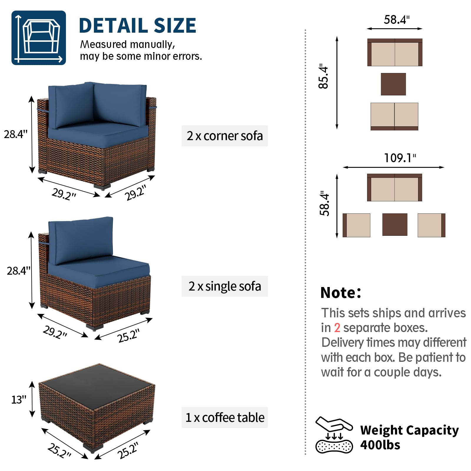 B0D78MDX45 UDPATIO Patio Furniture Sets