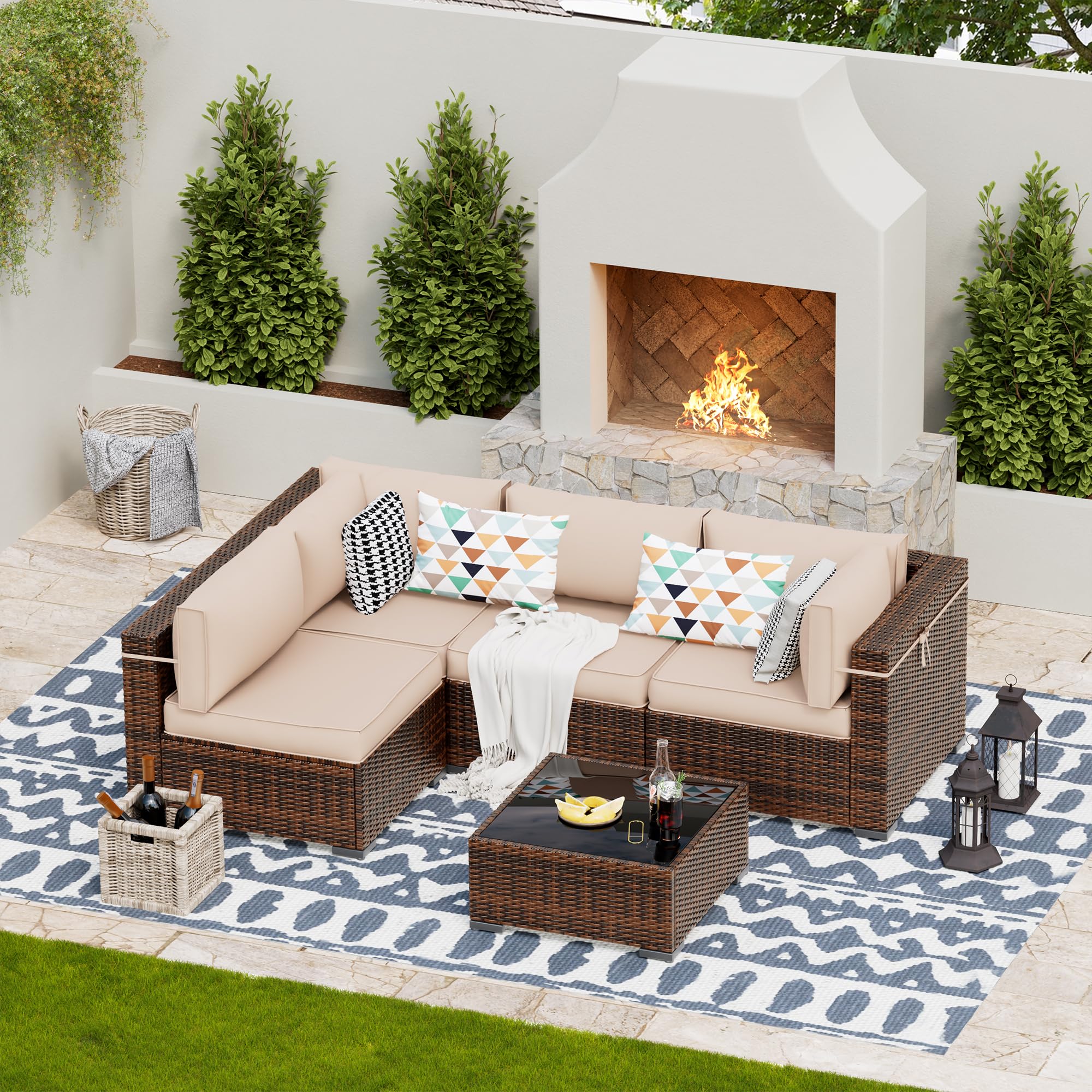 B0D78MDX45 UDPATIO Patio Furniture Sets