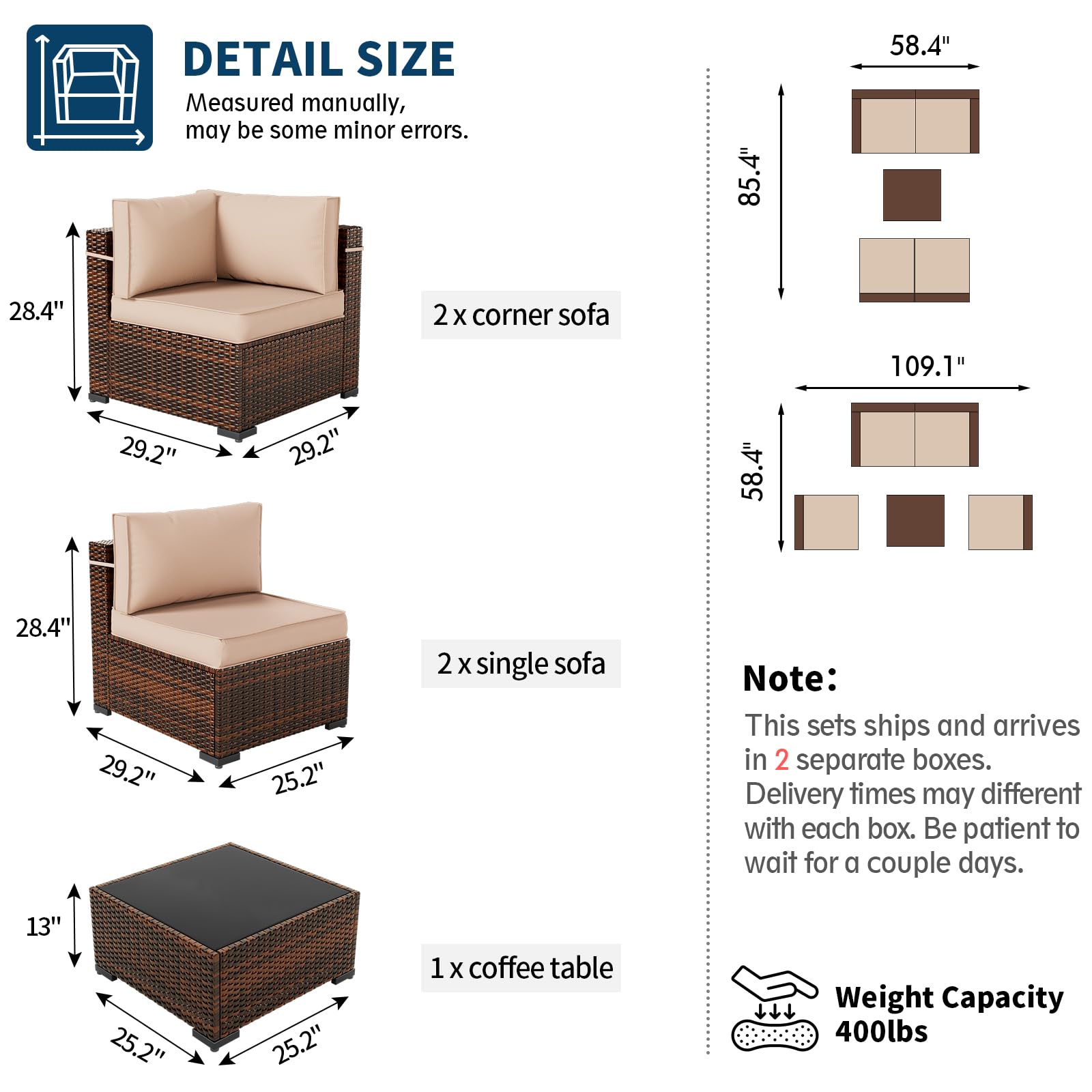 B0D78MDX45 UDPATIO Patio Furniture Sets