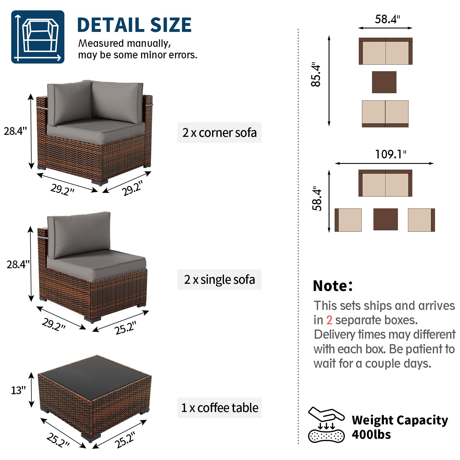 B0D78MDX45 UDPATIO Patio Furniture Sets