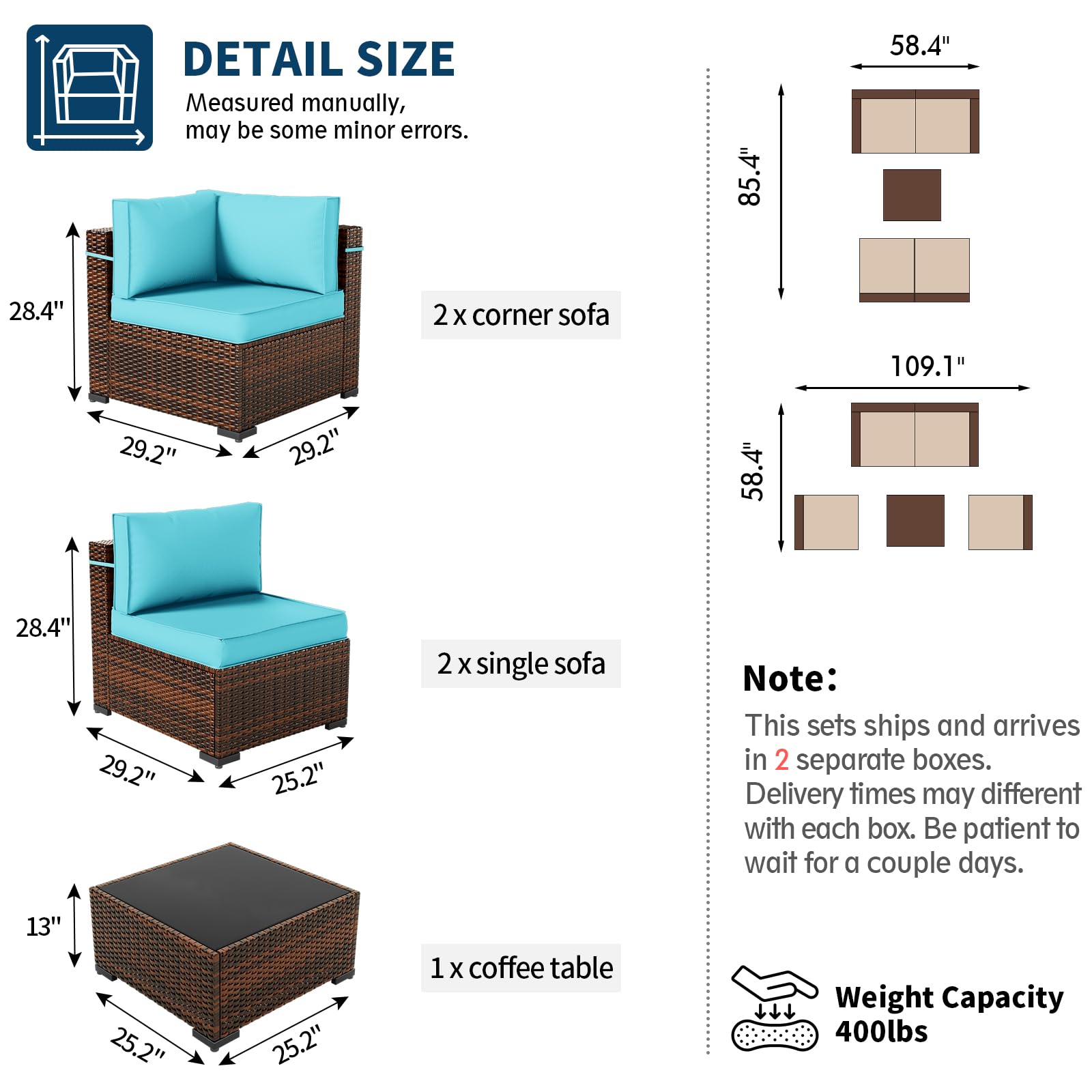 B0D78MDX45 UDPATIO Patio Furniture Sets