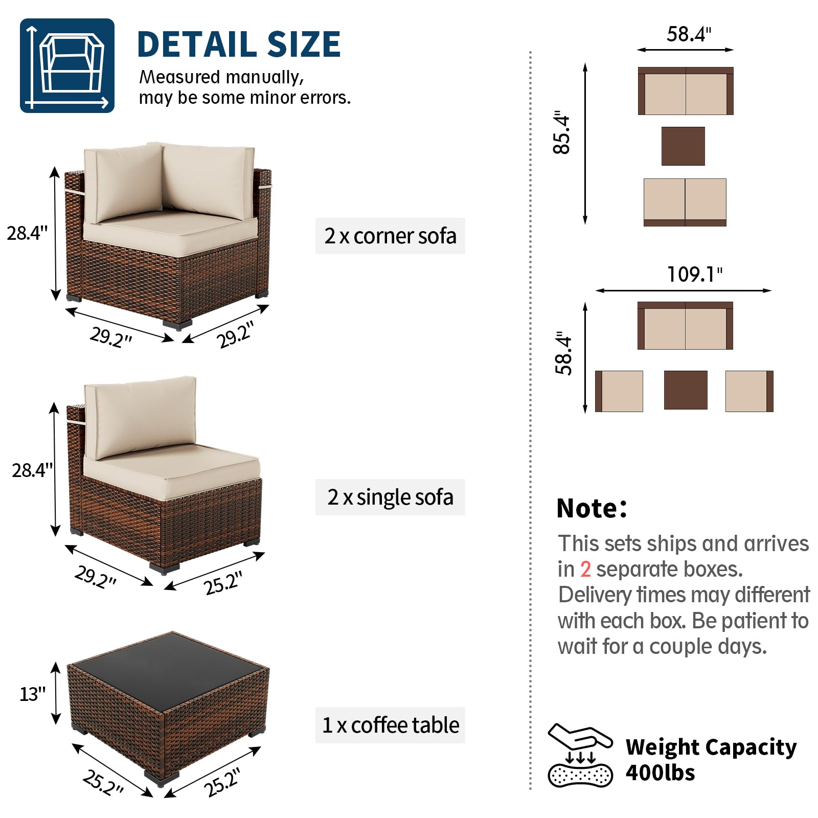 B0D78MDX45 UDPATIO Patio Furniture Sets