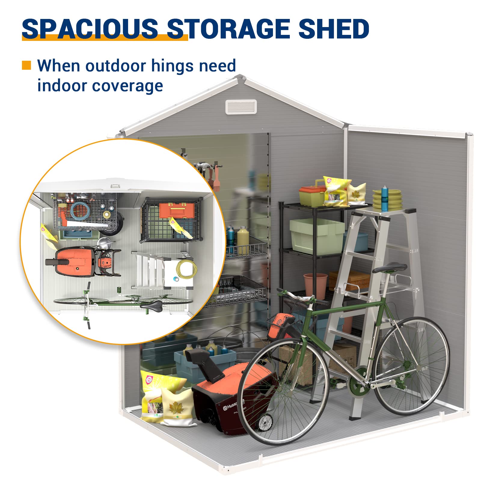 B0CR63VHD2 Outdoor Storage Shed