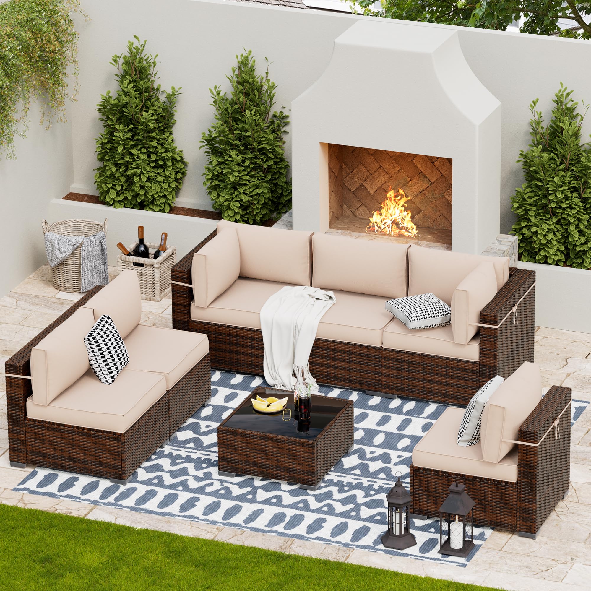 B0D78MDX45 UDPATIO Patio Furniture Sets