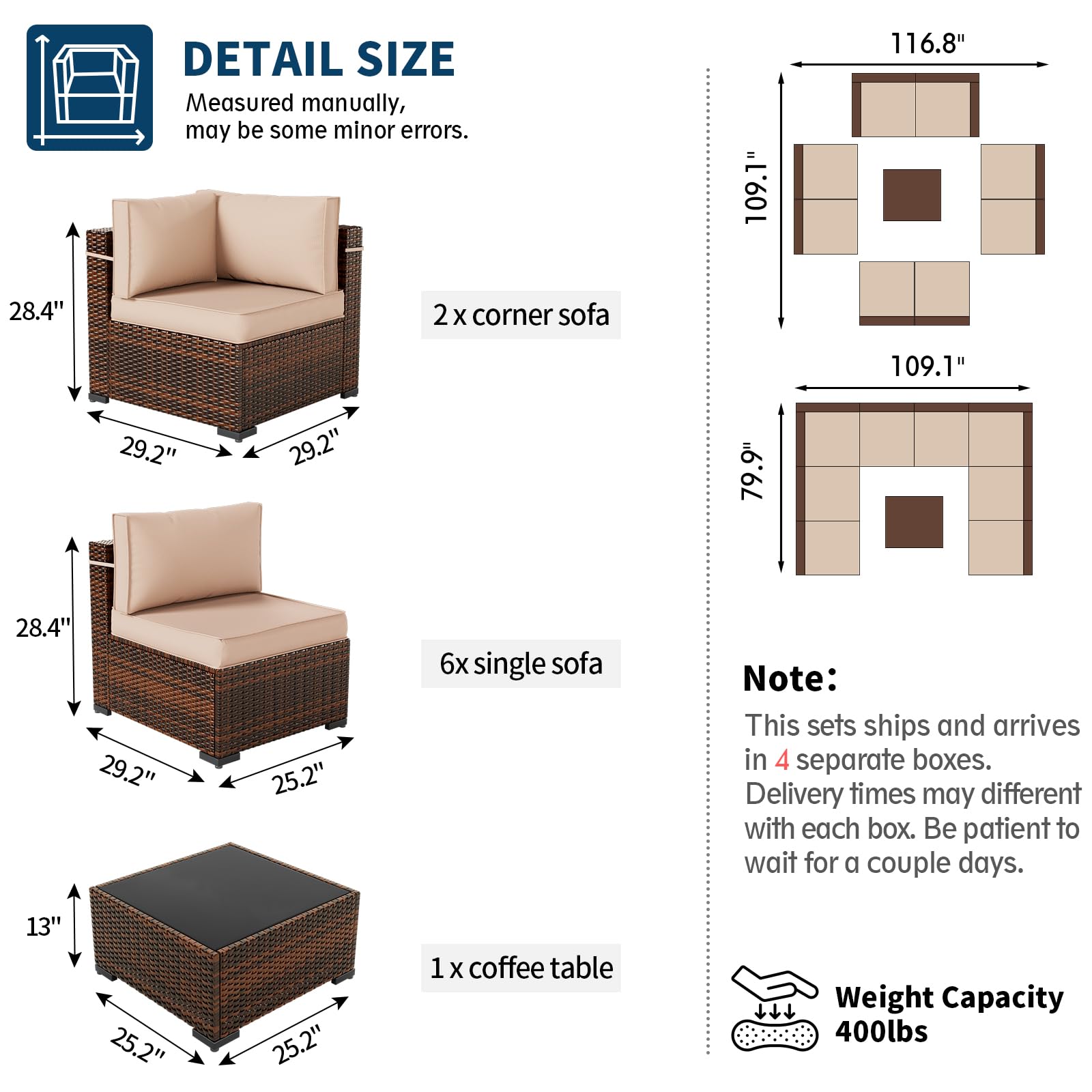 B0D78MDX45 UDPATIO Patio Furniture Sets