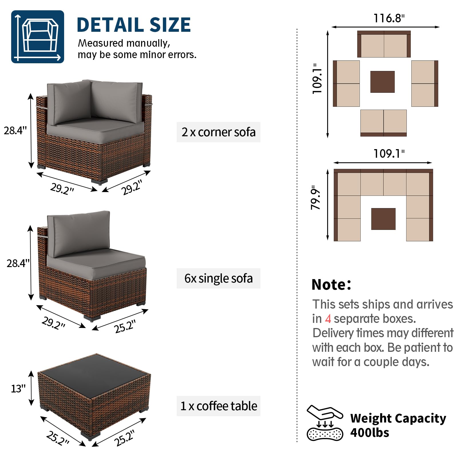 B0D78MDX45 UDPATIO Patio Furniture Sets