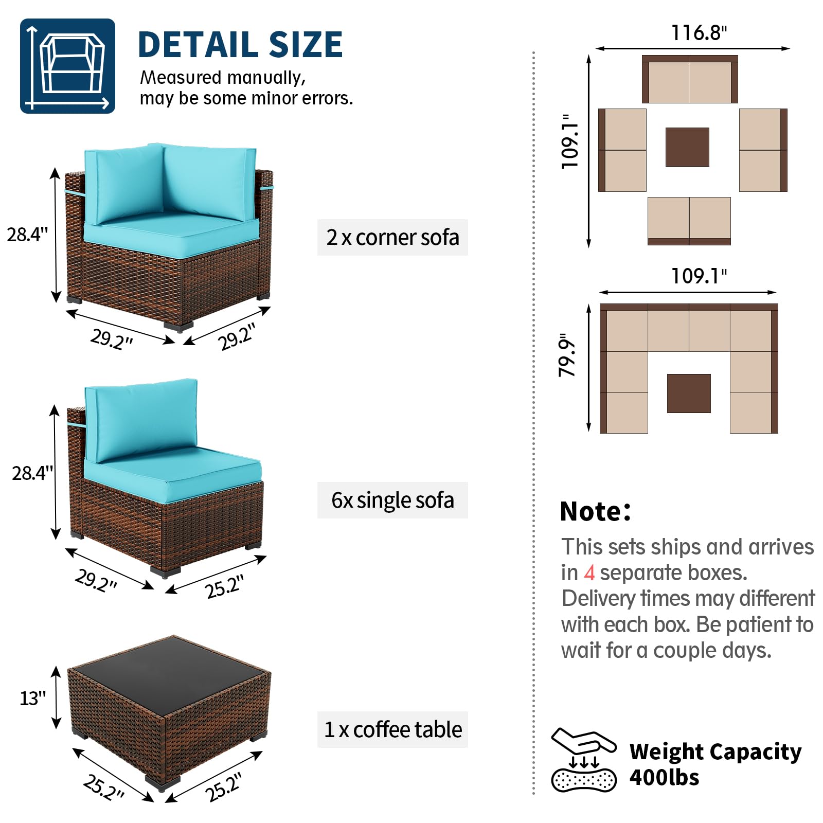 B0D78MDX45 UDPATIO Patio Furniture Sets