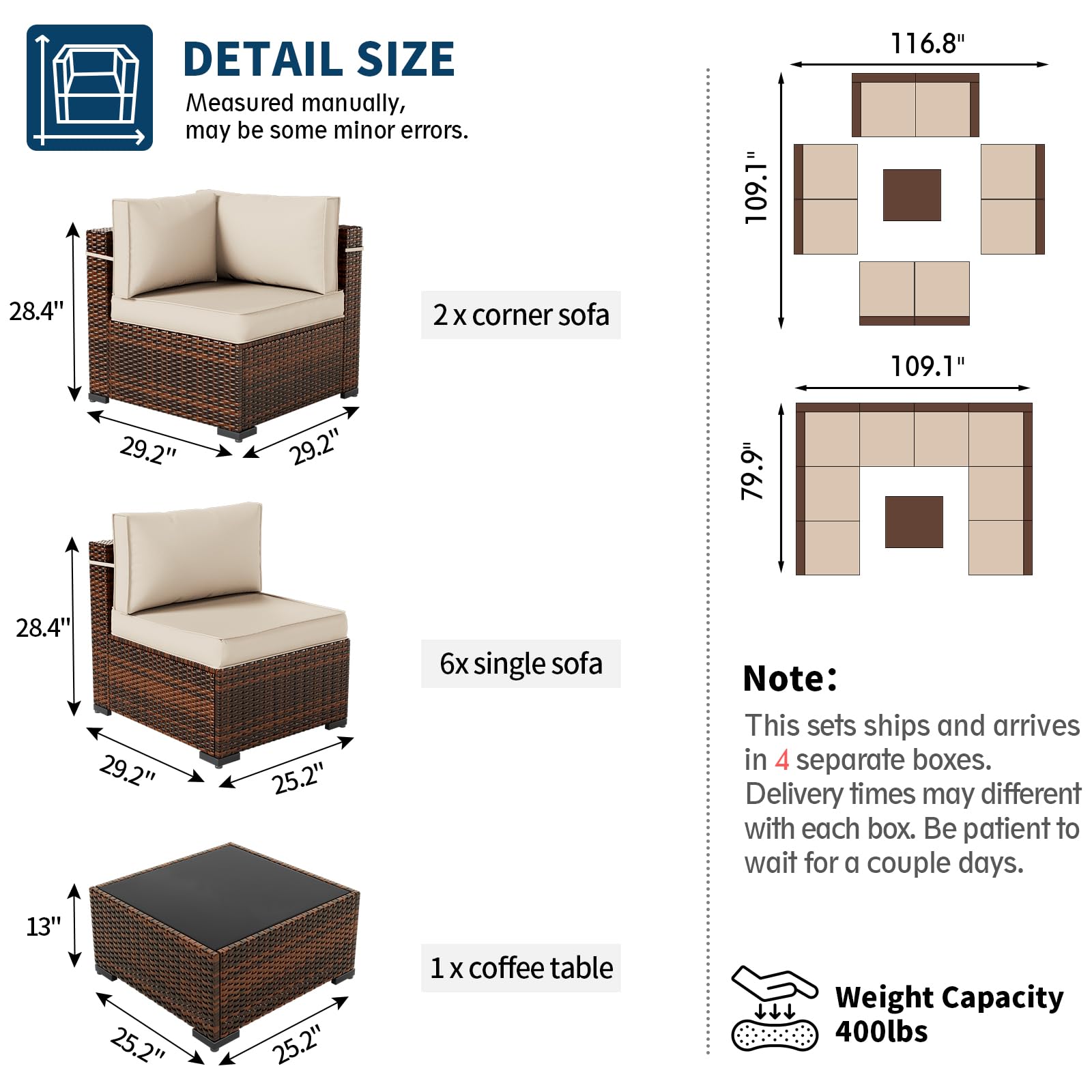 B0D78MDX45 UDPATIO Patio Furniture Sets