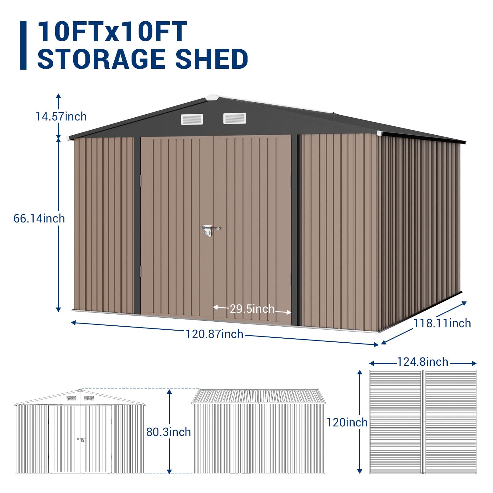 B09NHRS968 Outdoor Storage Shed