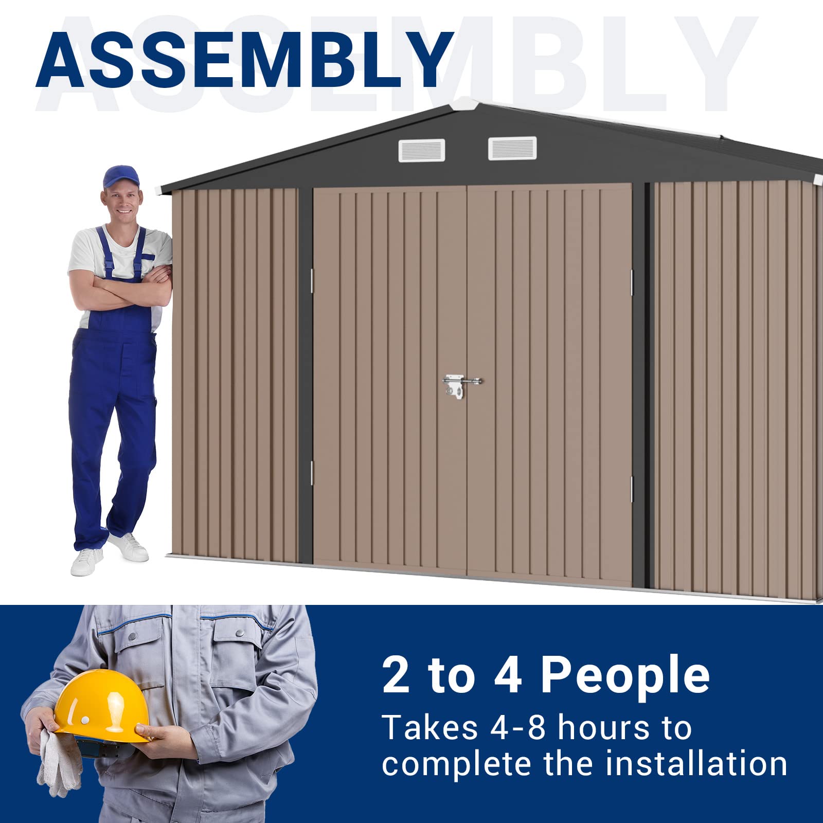 B09NHRS968 Outdoor Storage Shed