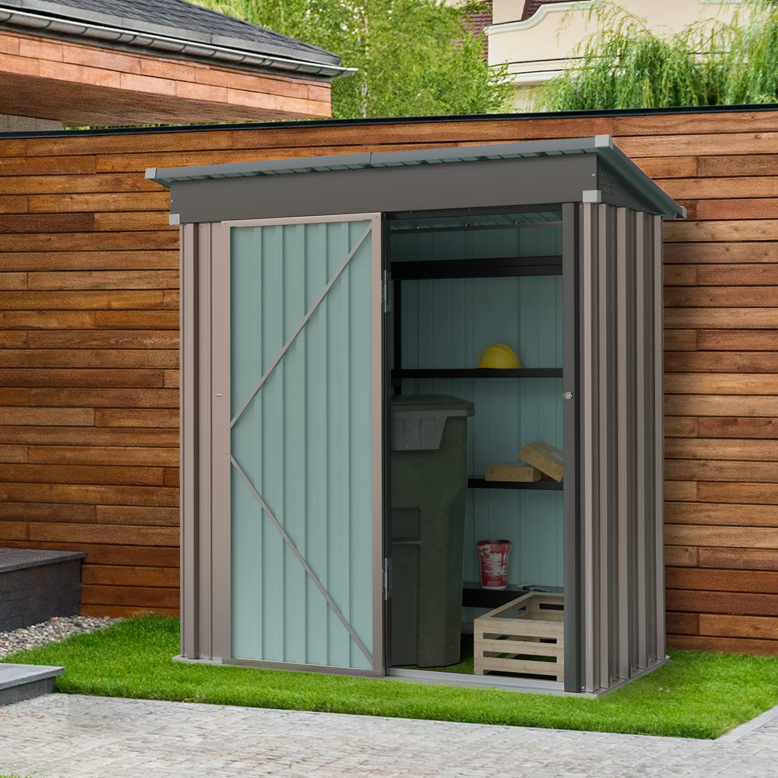 B09NHRS968 Outdoor Storage Shed