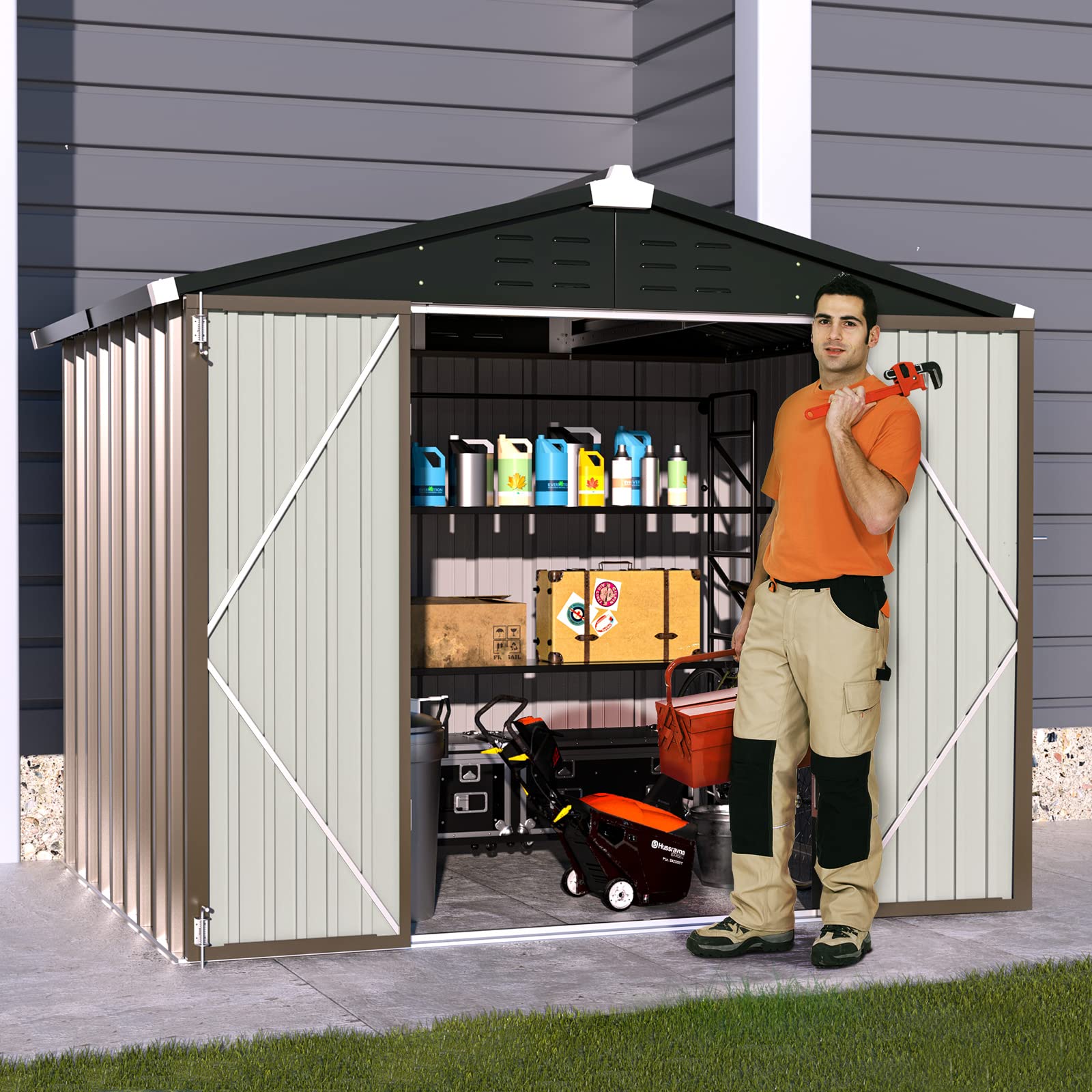 B09NHRS968 Outdoor Storage Shed