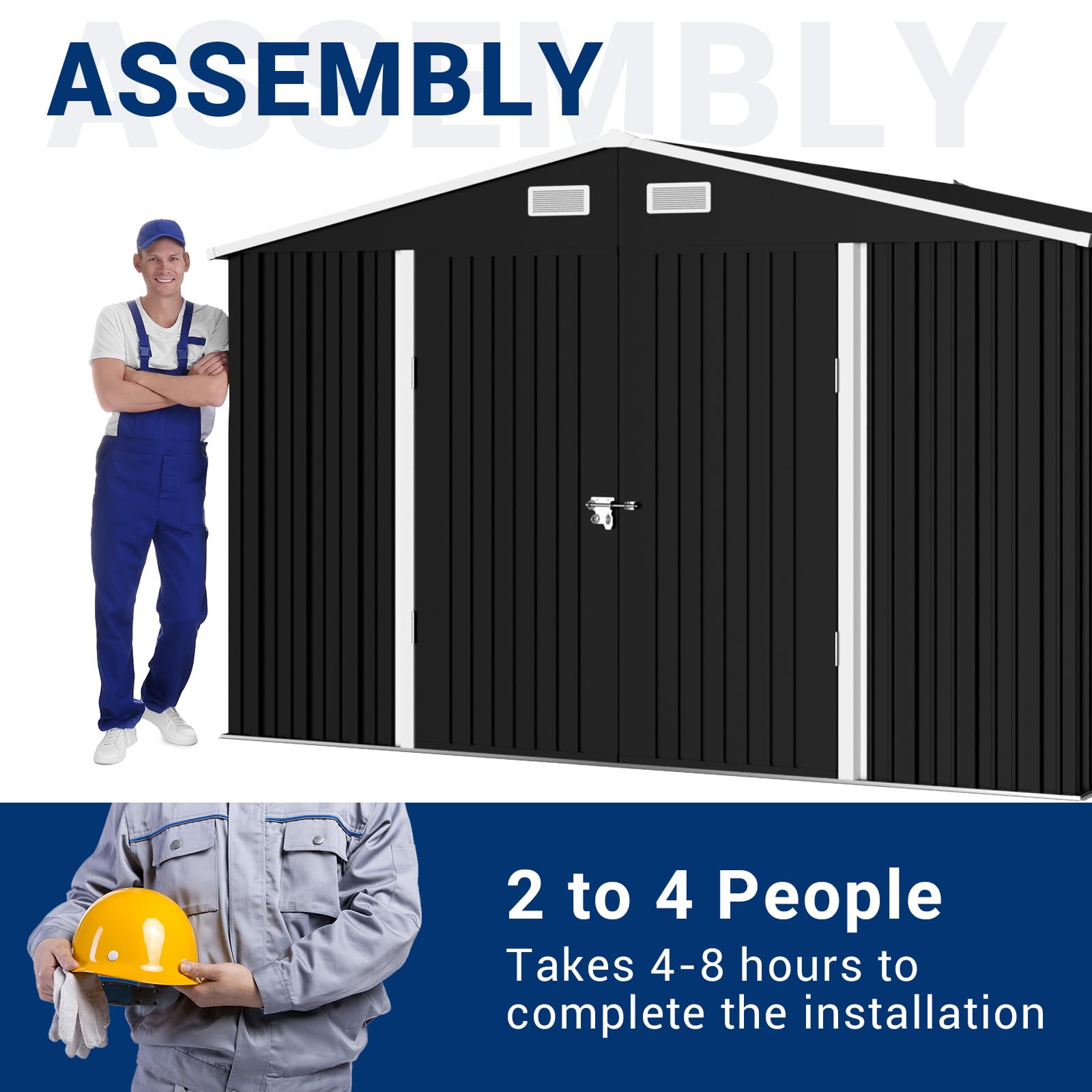 B09NHRS968 Outdoor Storage Shed