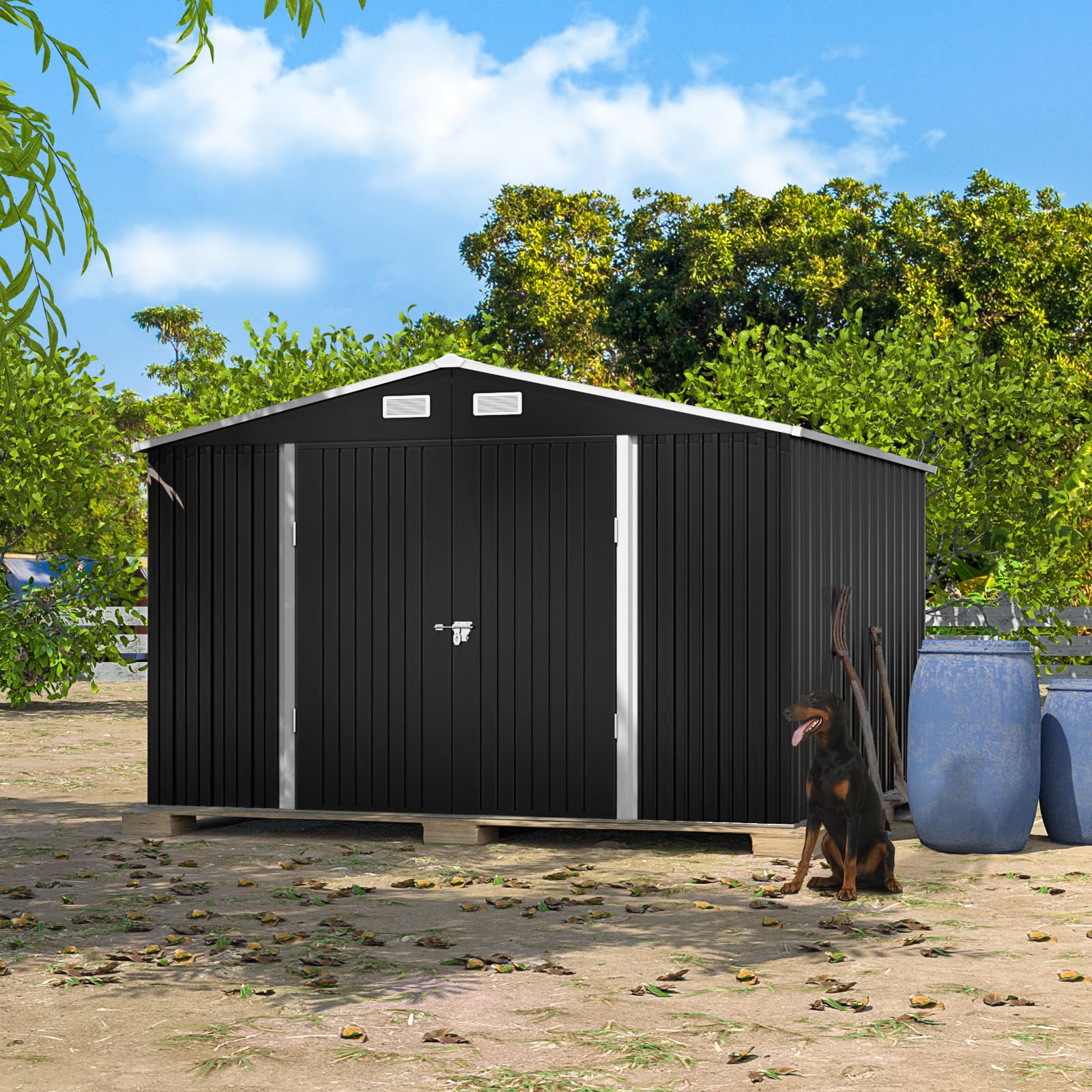 B09NHRS968 Outdoor Storage Shed