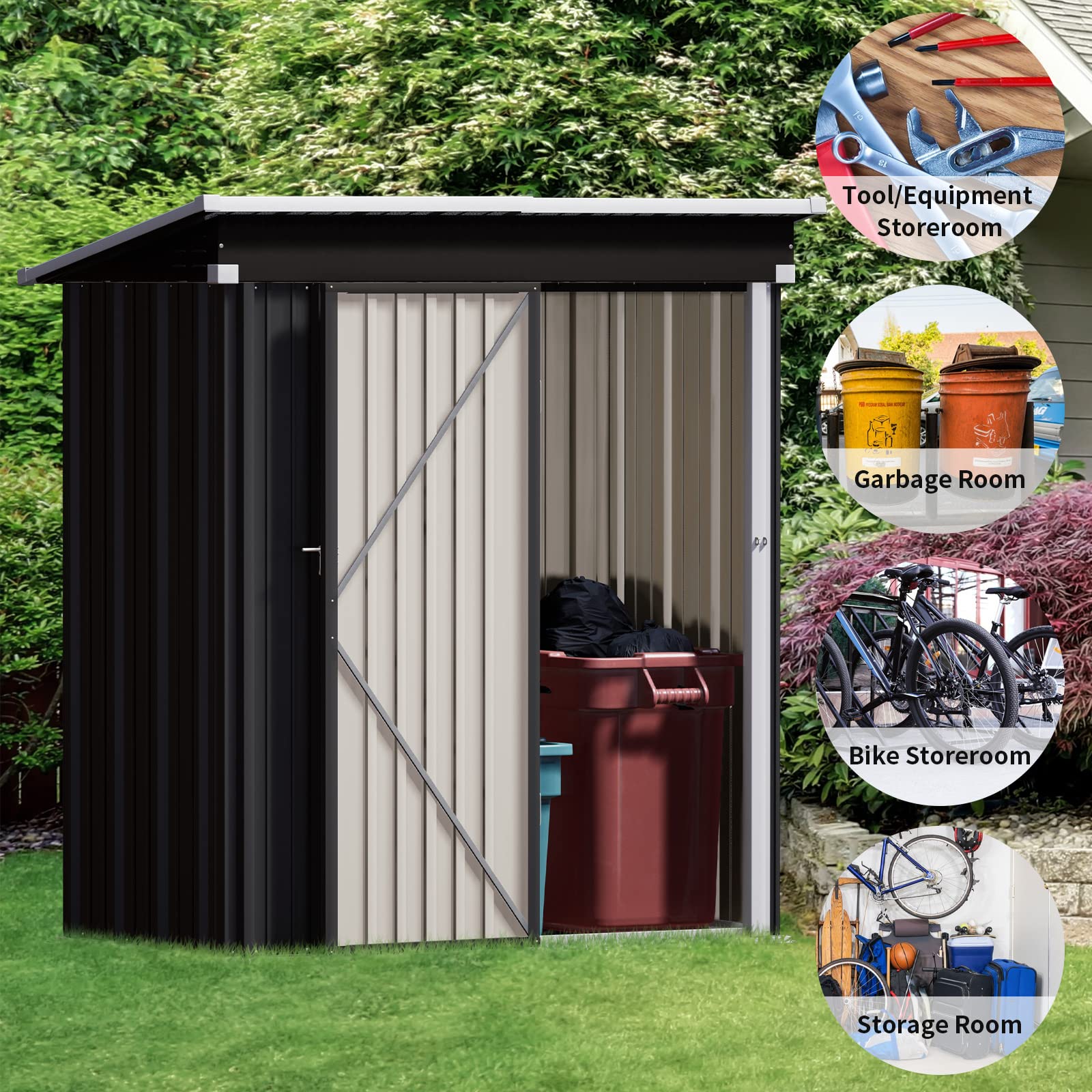 B09NHRS968 Outdoor Storage Shed