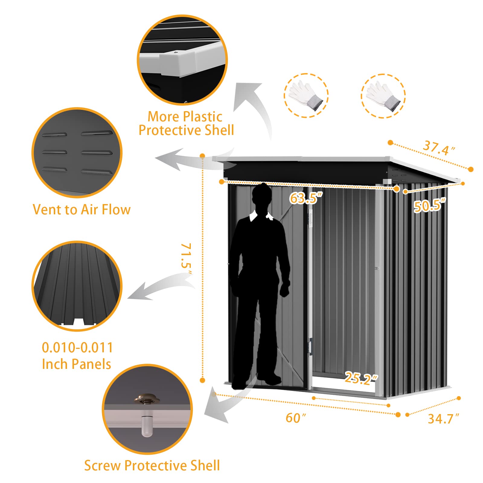 B09NHRS968 Outdoor Storage Shed