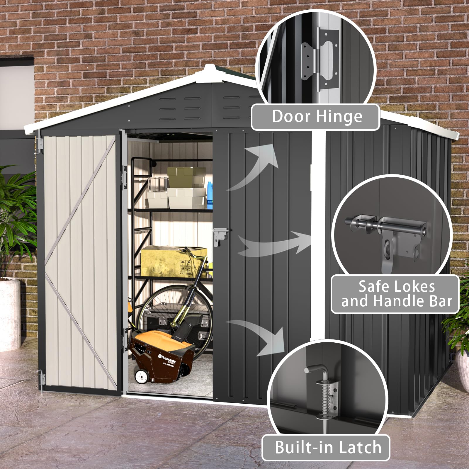 B09NHRS968 Outdoor Storage Shed