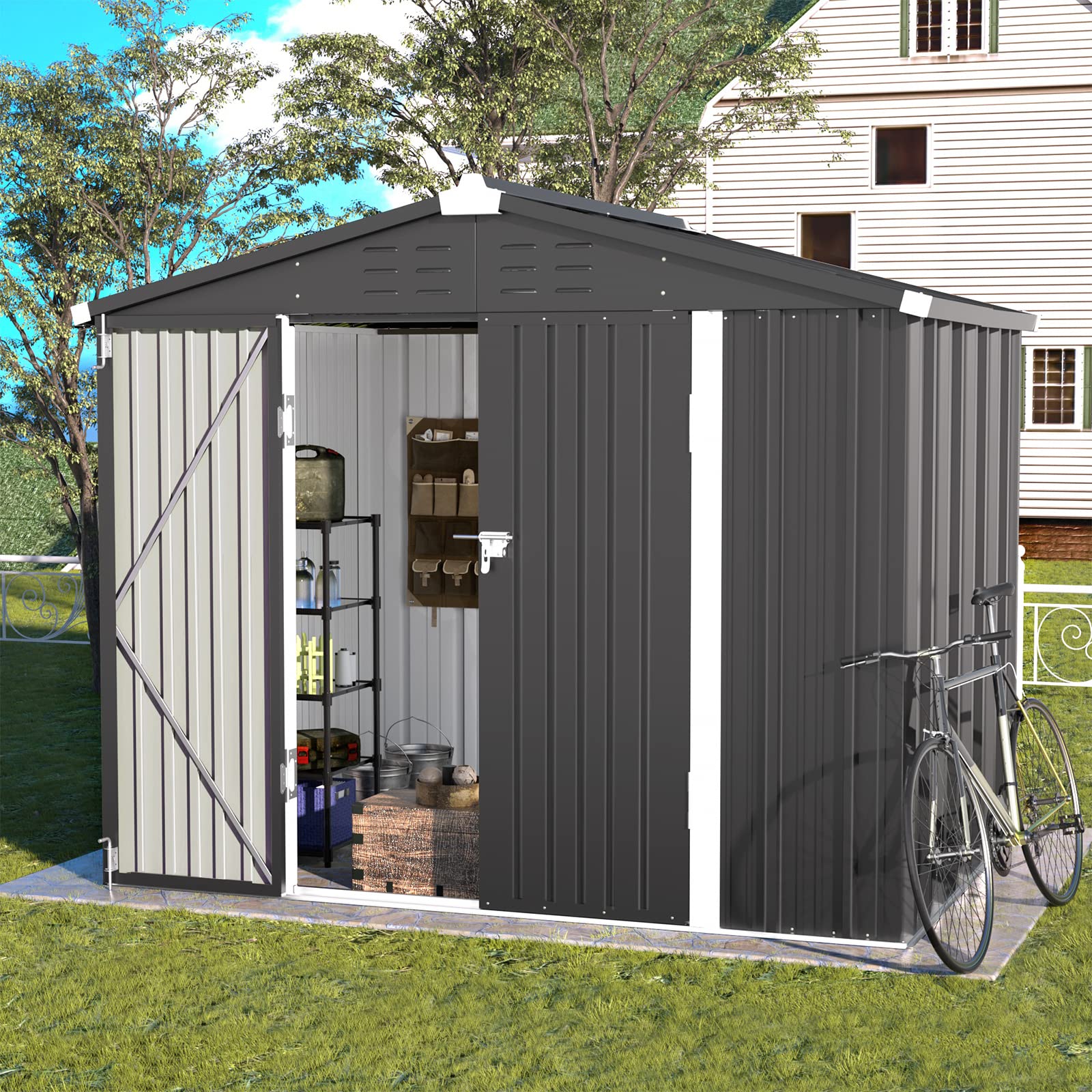 B09NHRS968 Outdoor Storage Shed