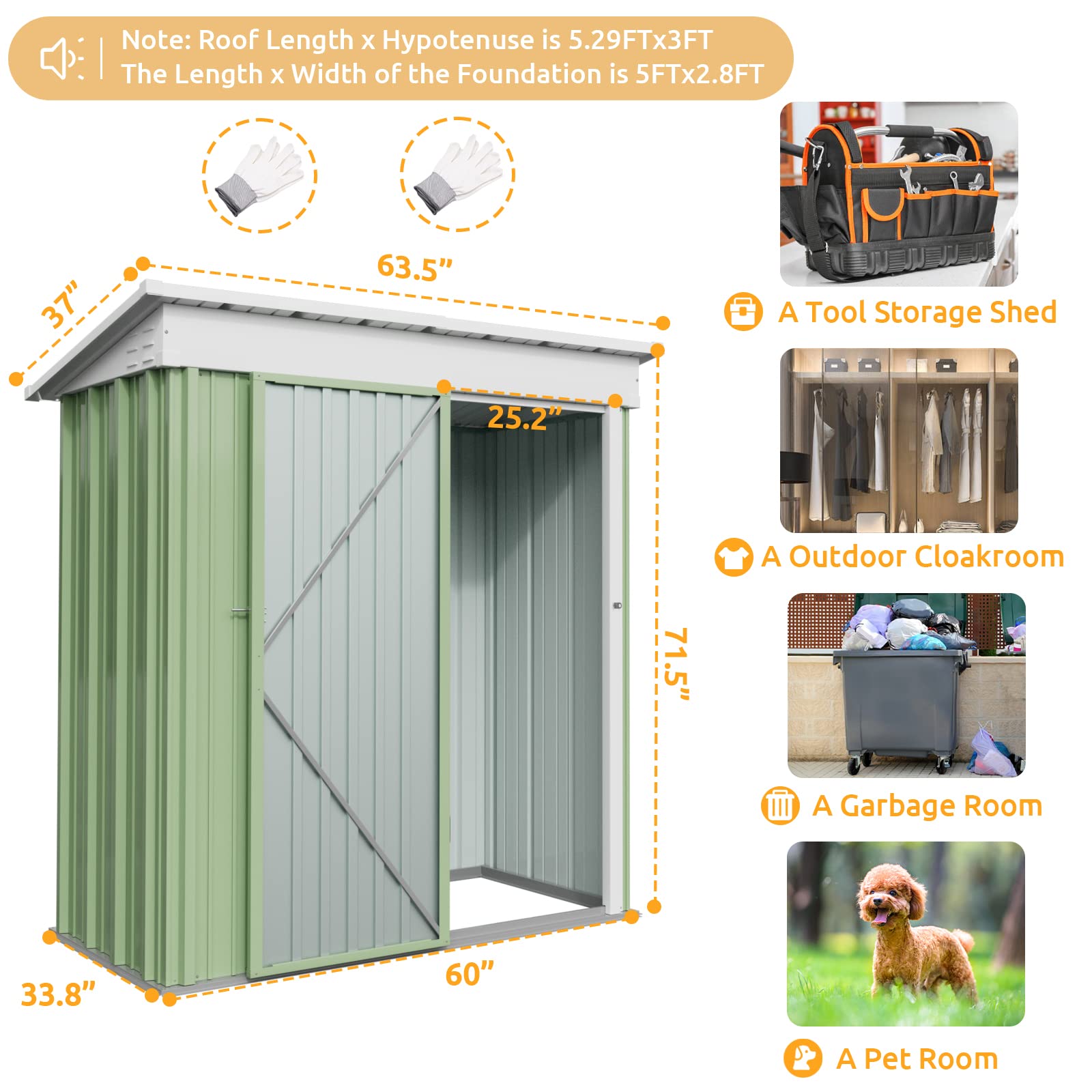 B09NHRS968 Outdoor Storage Shed