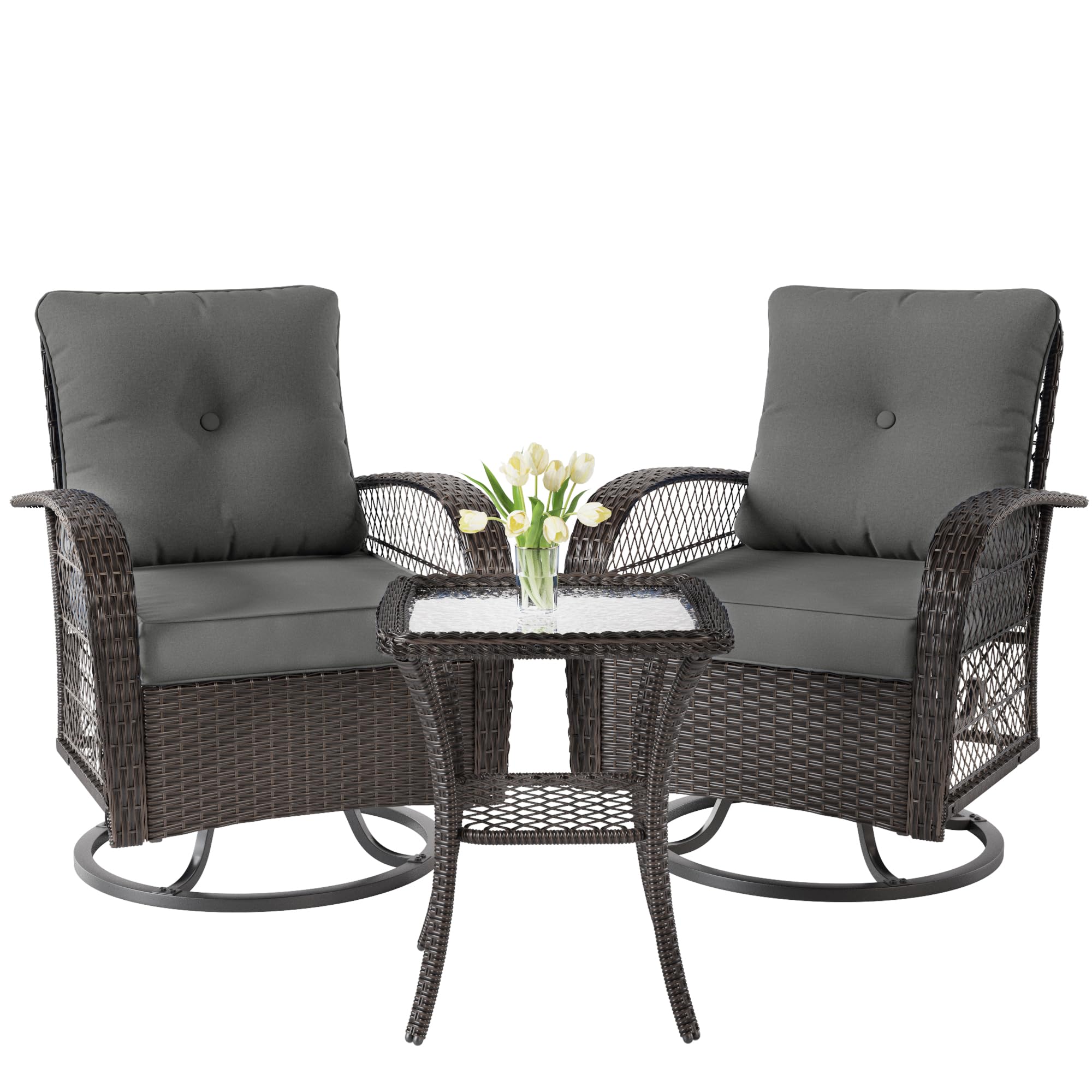 B0C1S3W8JC 3 Pieces Patio Furniture Set