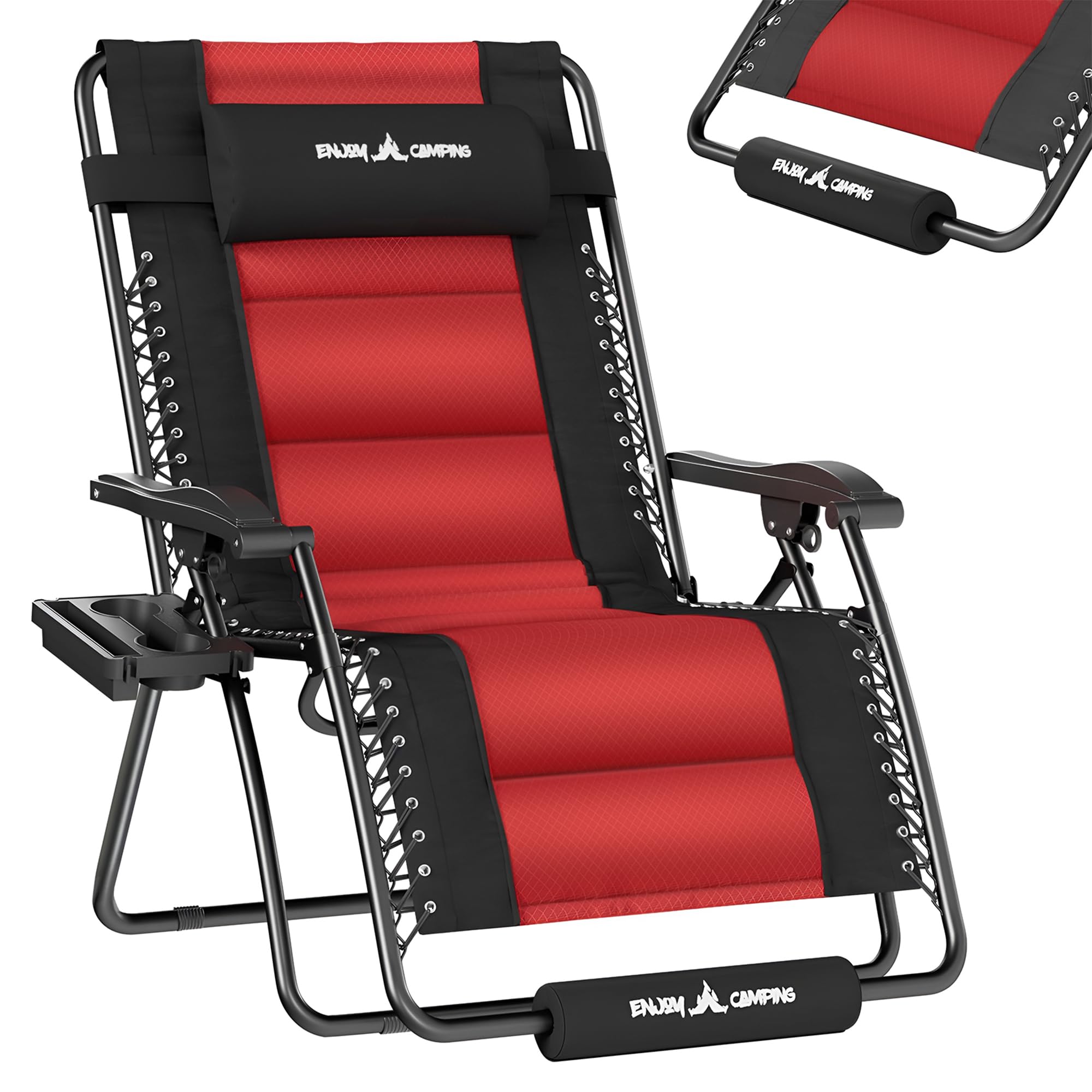 UDPATIO Oversized Zero Gravity Chair Patio Lounger for Ultimate Outdoor