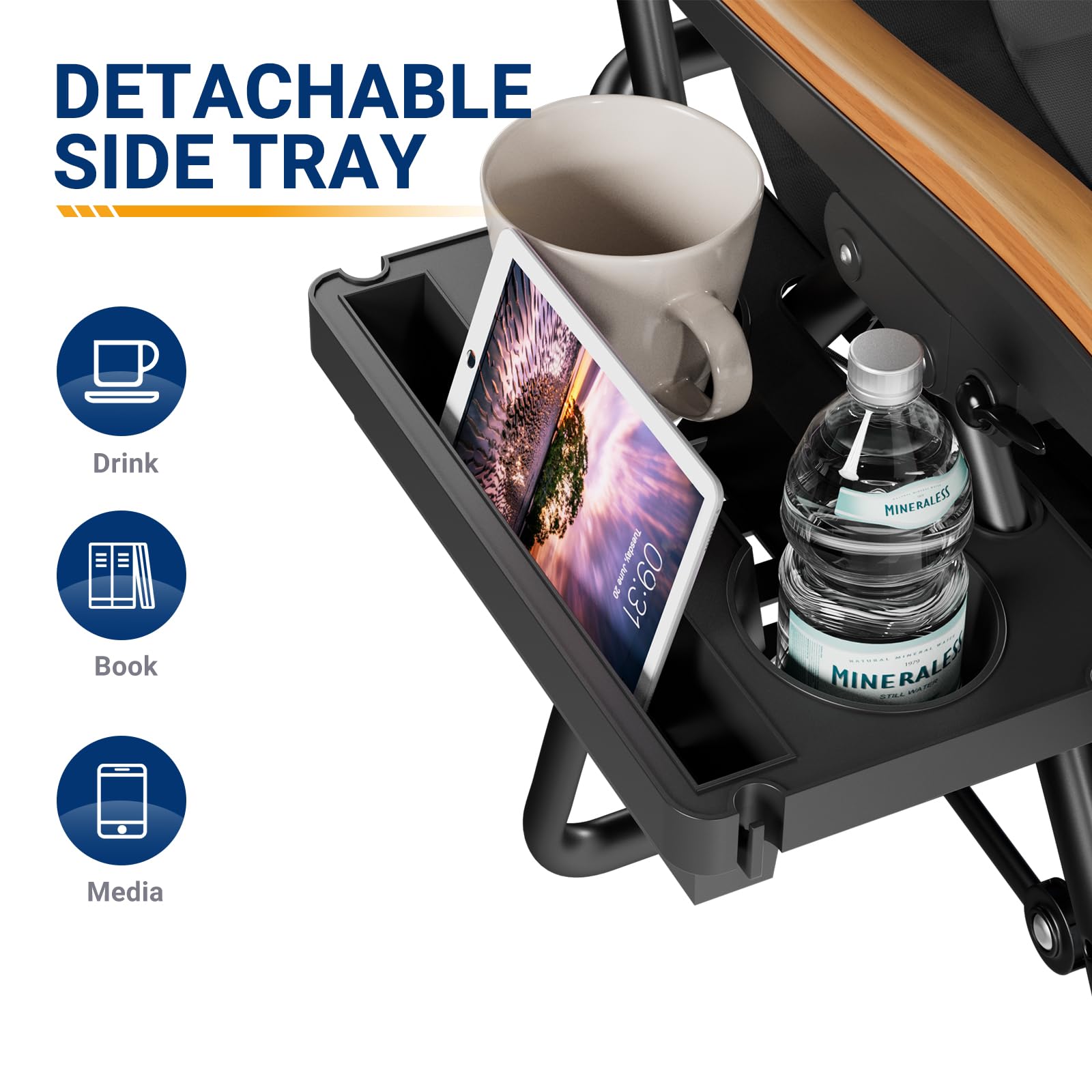 UDPATIO Oversized Zero Gravity Chair Patio Lounger for Ultimate Outdoor