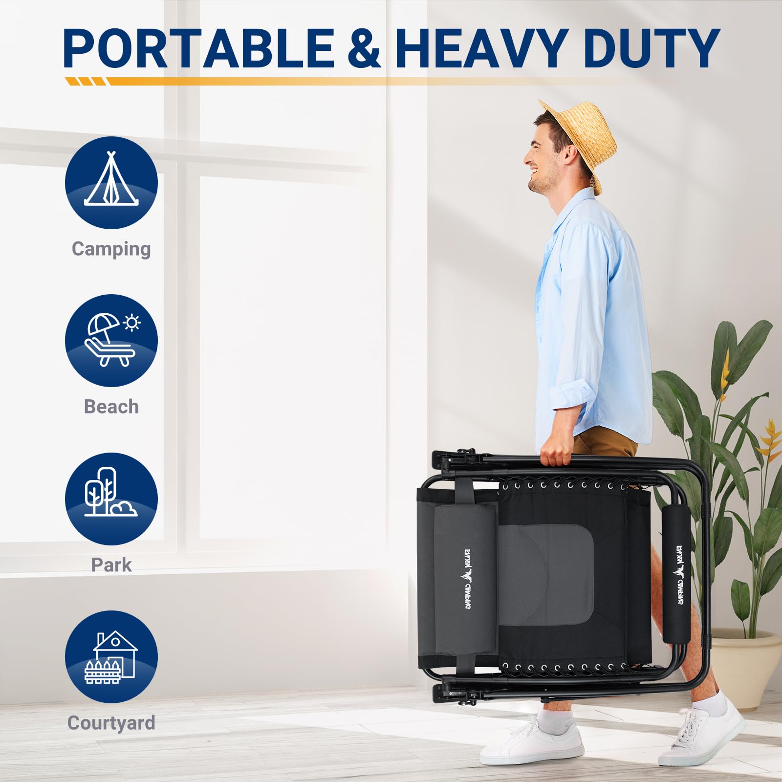 UDPATIO Oversized Zero Gravity Chair Patio Lounger for Ultimate Outdoor