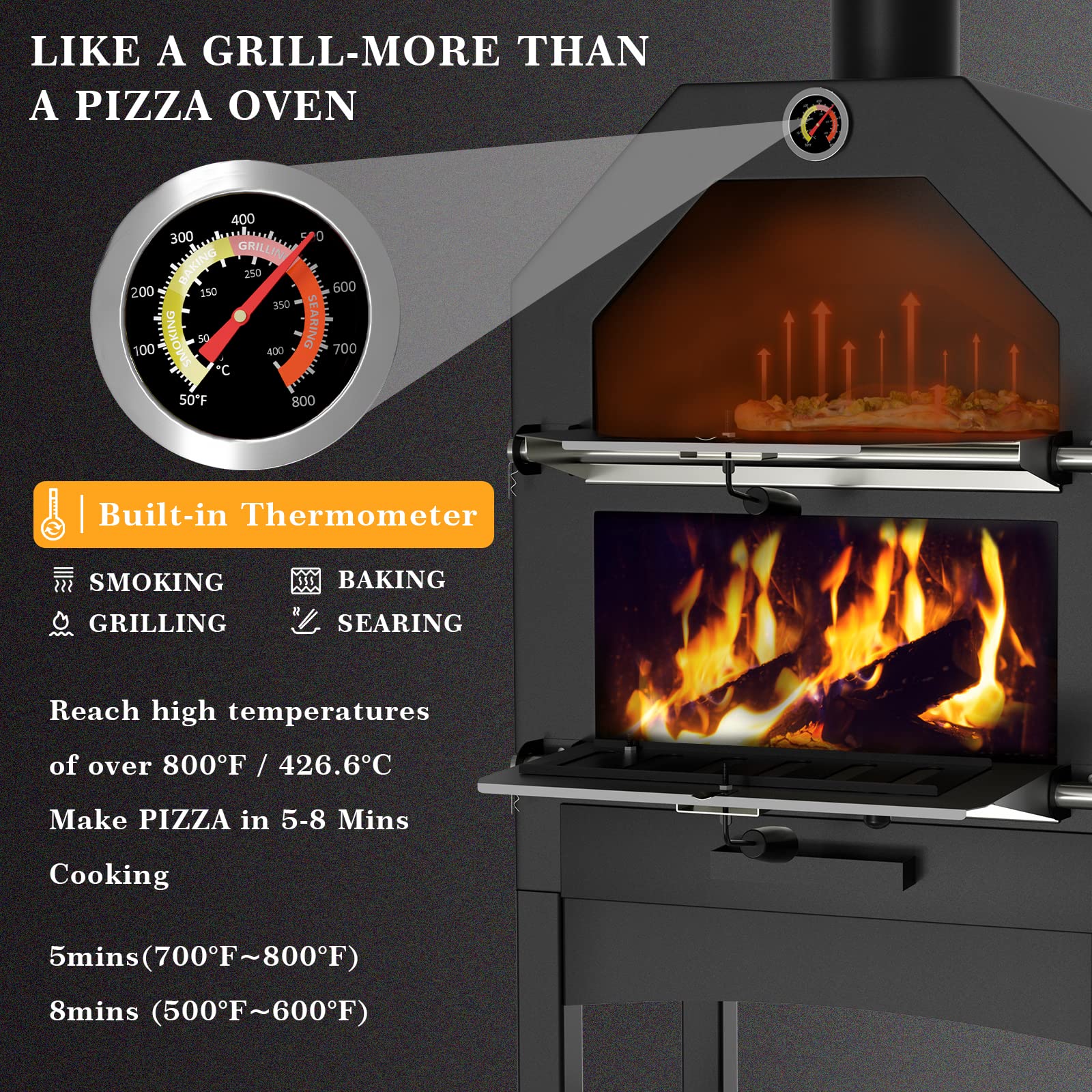 Outdoor Pizza Oven Wood Fired