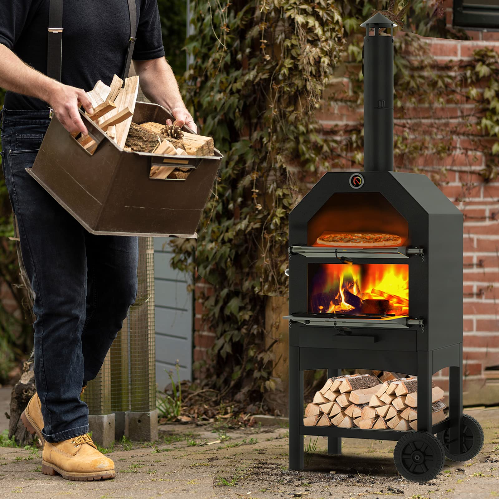 Outdoor Pizza Oven Wood Fired